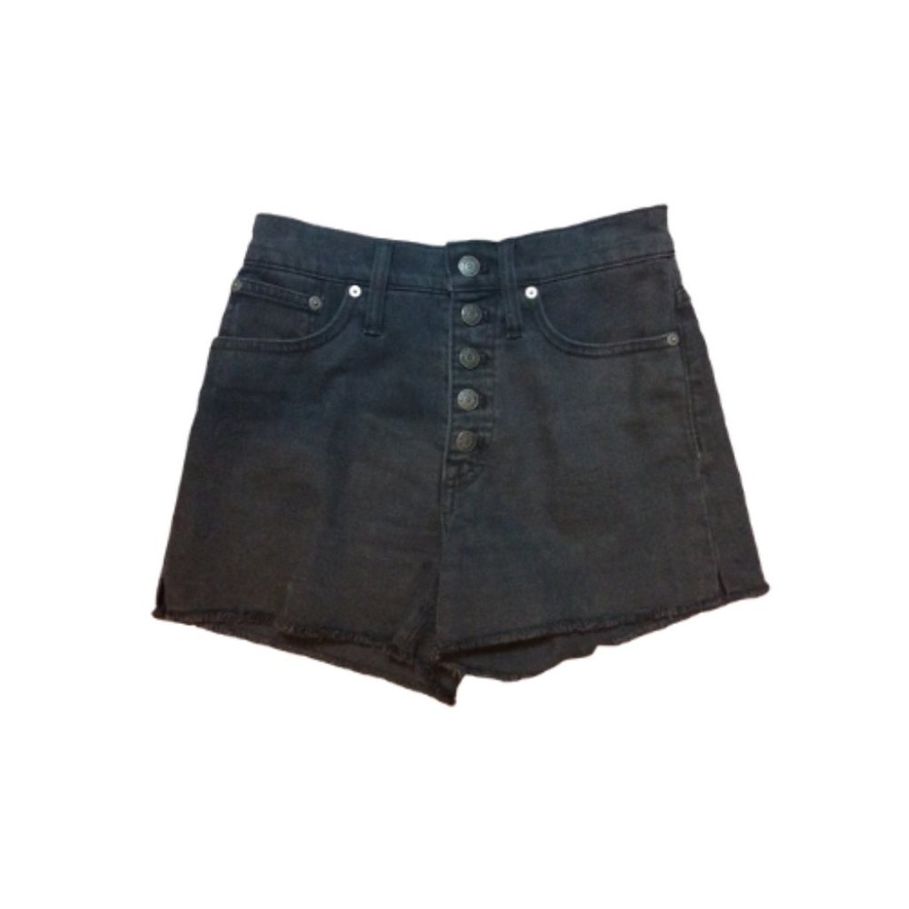 Sz 24 High-waisted Madewell Blk Sh